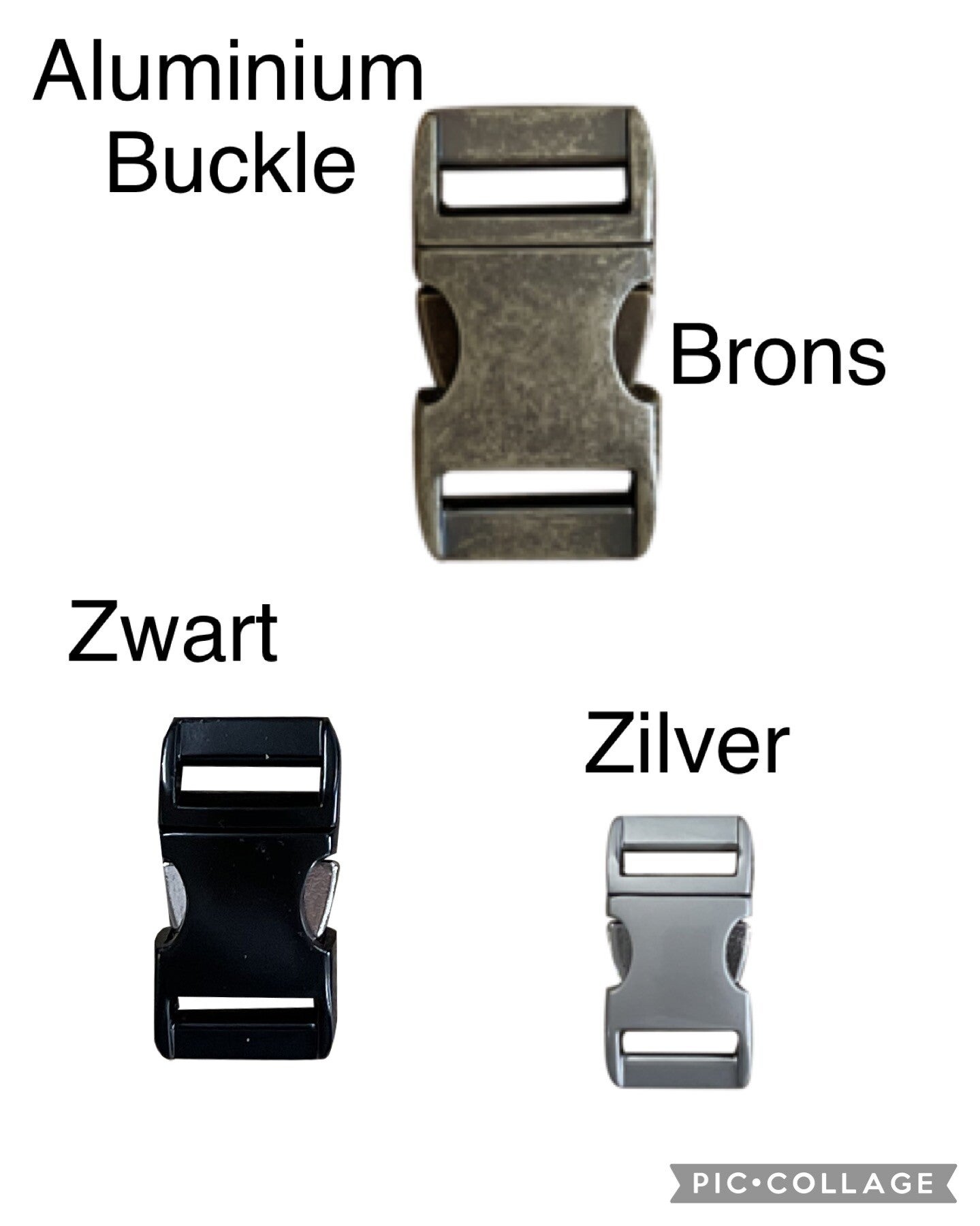 Aluminium: brons, zilver of zwart